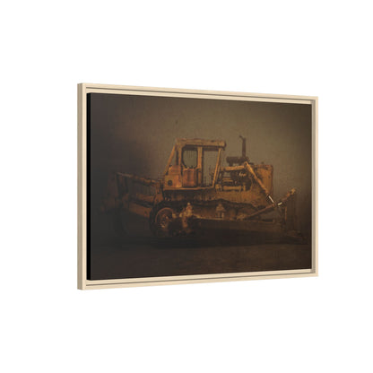 Classic D8 Dozer | Framed Wall Art on Stretched Canvas