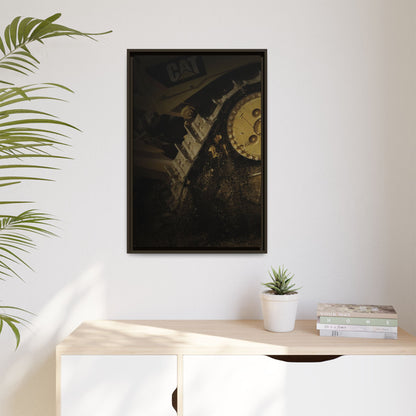 D6 Undercarriage Closeup Triptych| Framed | Left Panel