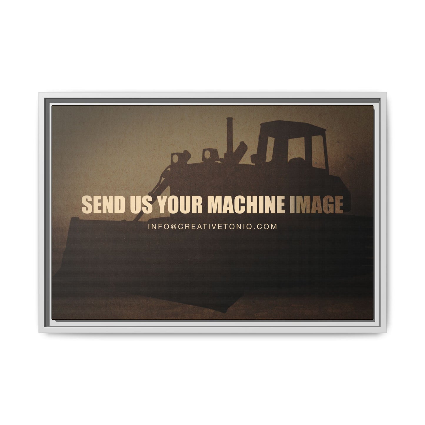 Personalized Machine Art | Framed Photo Wall Art on Canvas