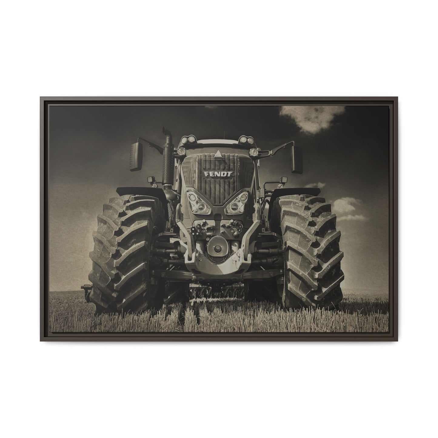 Fendt 800 Vario Coming At You | Framed Photo Wall Art on Canvas
