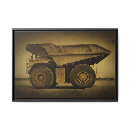 Big Wheel 795 Hauler Photo Art on Framed Canvas