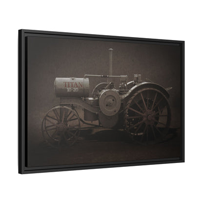 Vintage International Titan 10-20 Tractor | Framed Wall Art on Stretched Canvas