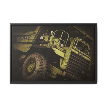 Classic Euclid Hauler Action | Framed Wall Art on Stretched Canvas