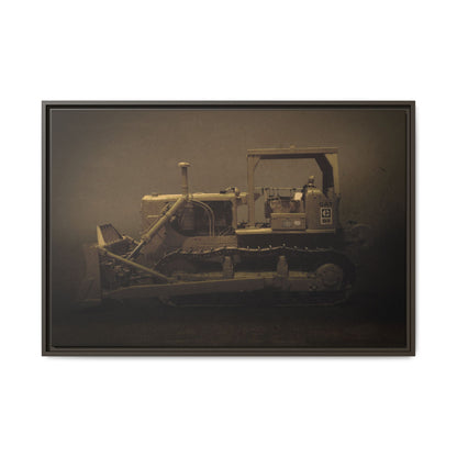 Classic D7 Dozer | Framed Wall Art on Stretched Canvas