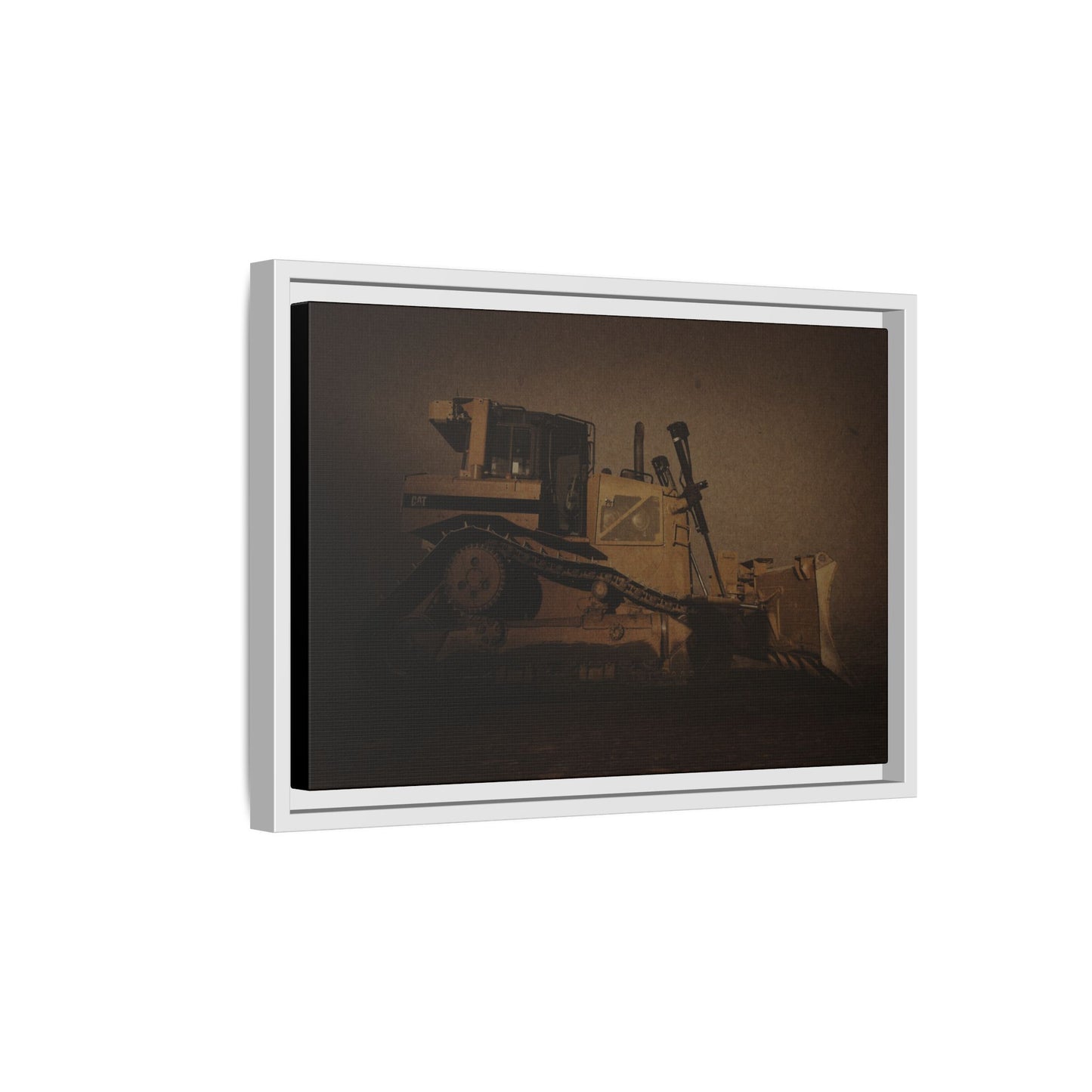 D8 Classic 90's Dozer | Framed Wall Art on Stretched Canvas