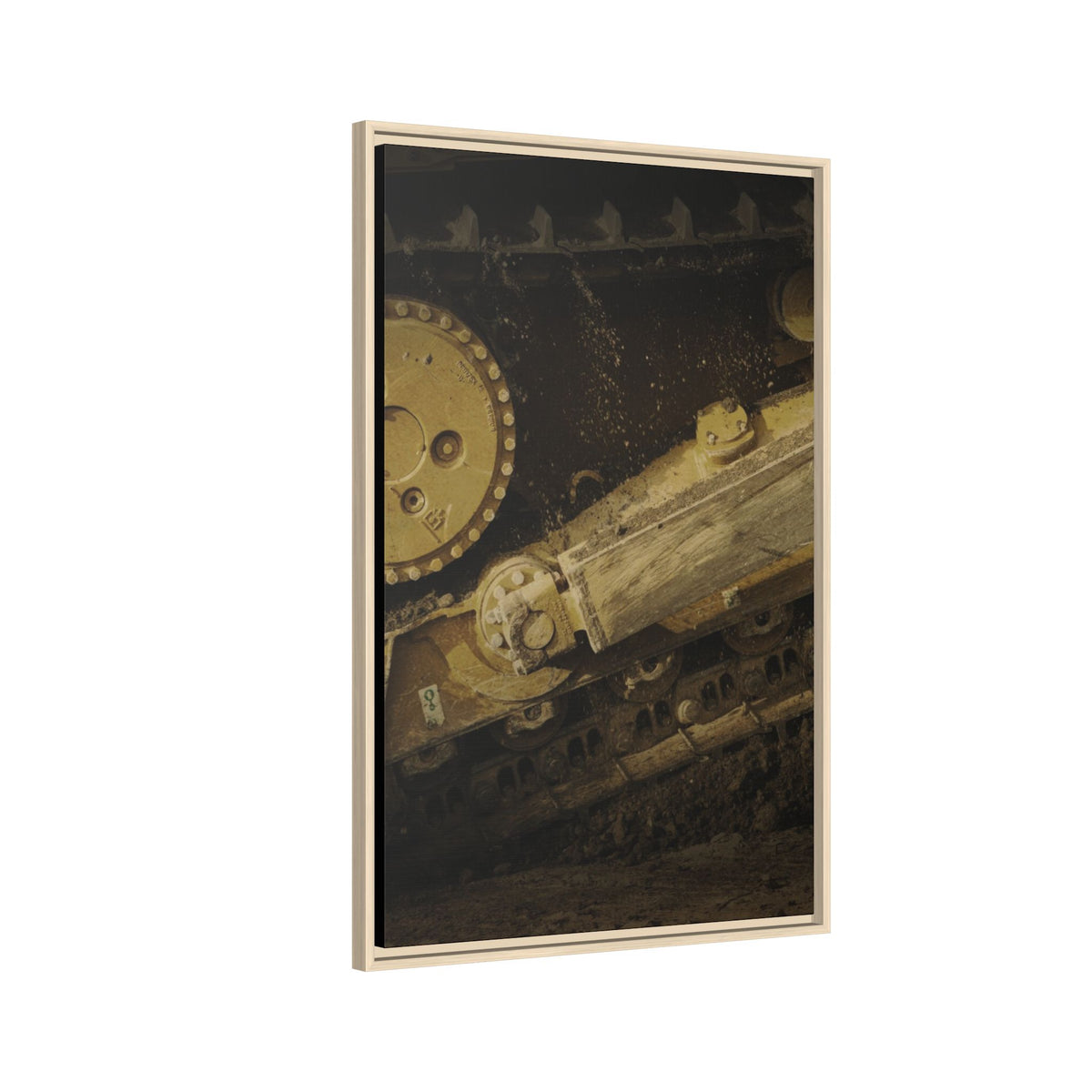 D6 Undercarriage Closeup Triptych| Framed | Right Panel