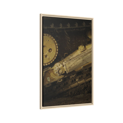 D6 Undercarriage Closeup Triptych| Framed | Right Panel