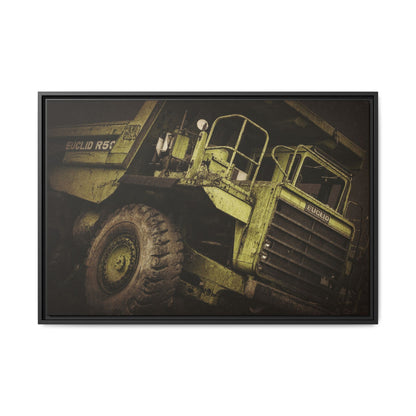 Classic Euclid Hauler Action | Framed Wall Art on Stretched Canvas