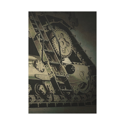 D11 Track Action | Triptych | Right Panel | Unframed