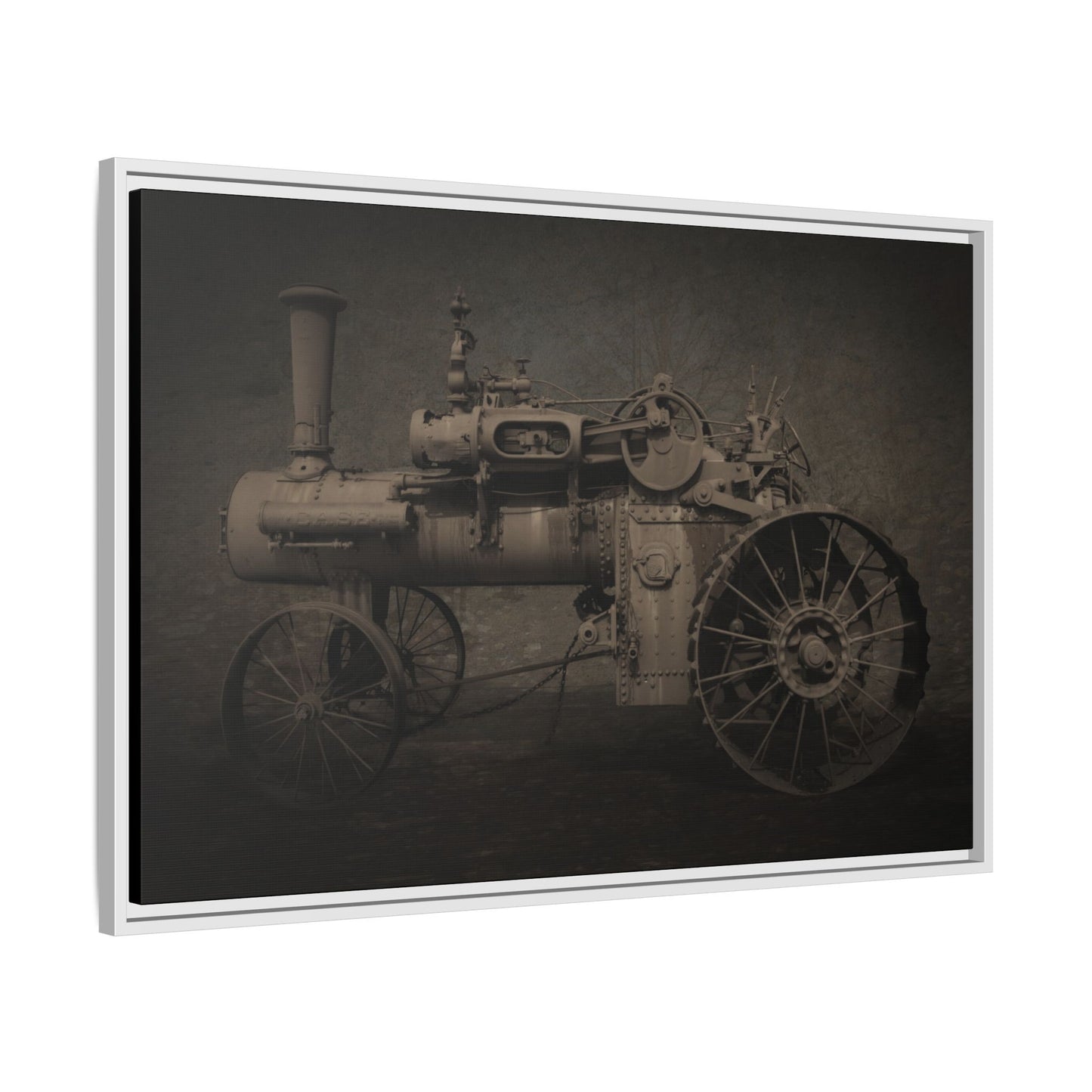 Vintage CASE 65 HP Tractor Photo Wall Art on Canvas