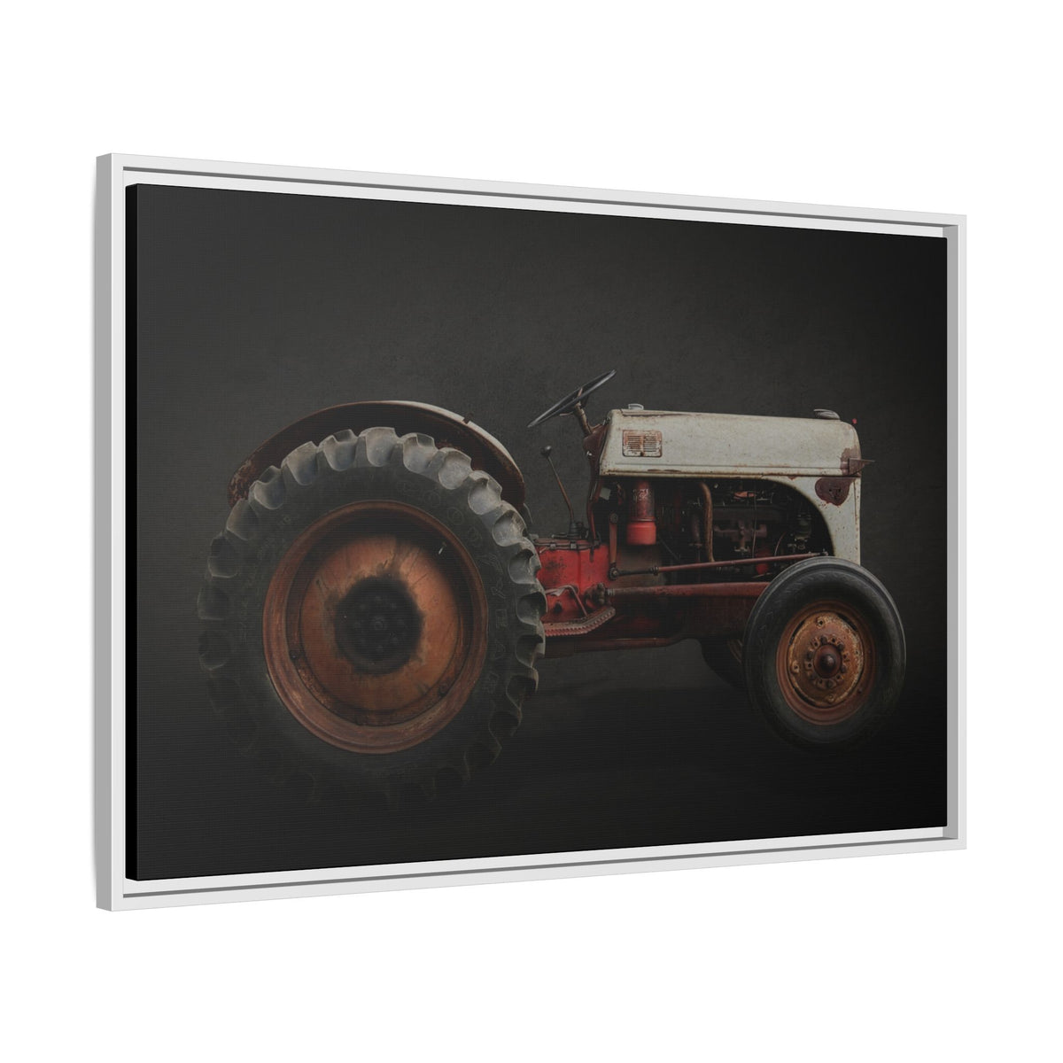 Vintage Ford 8N Tractor Photo Wall Art on Canvas