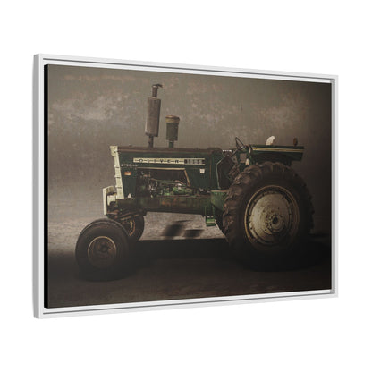 Classic Oliver 1855 Tractor | Framed Wall Art on Stretched Canvas