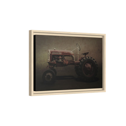 Vintage Farmall Cub Tractor | Framed Wall Art on Stretched Canvas