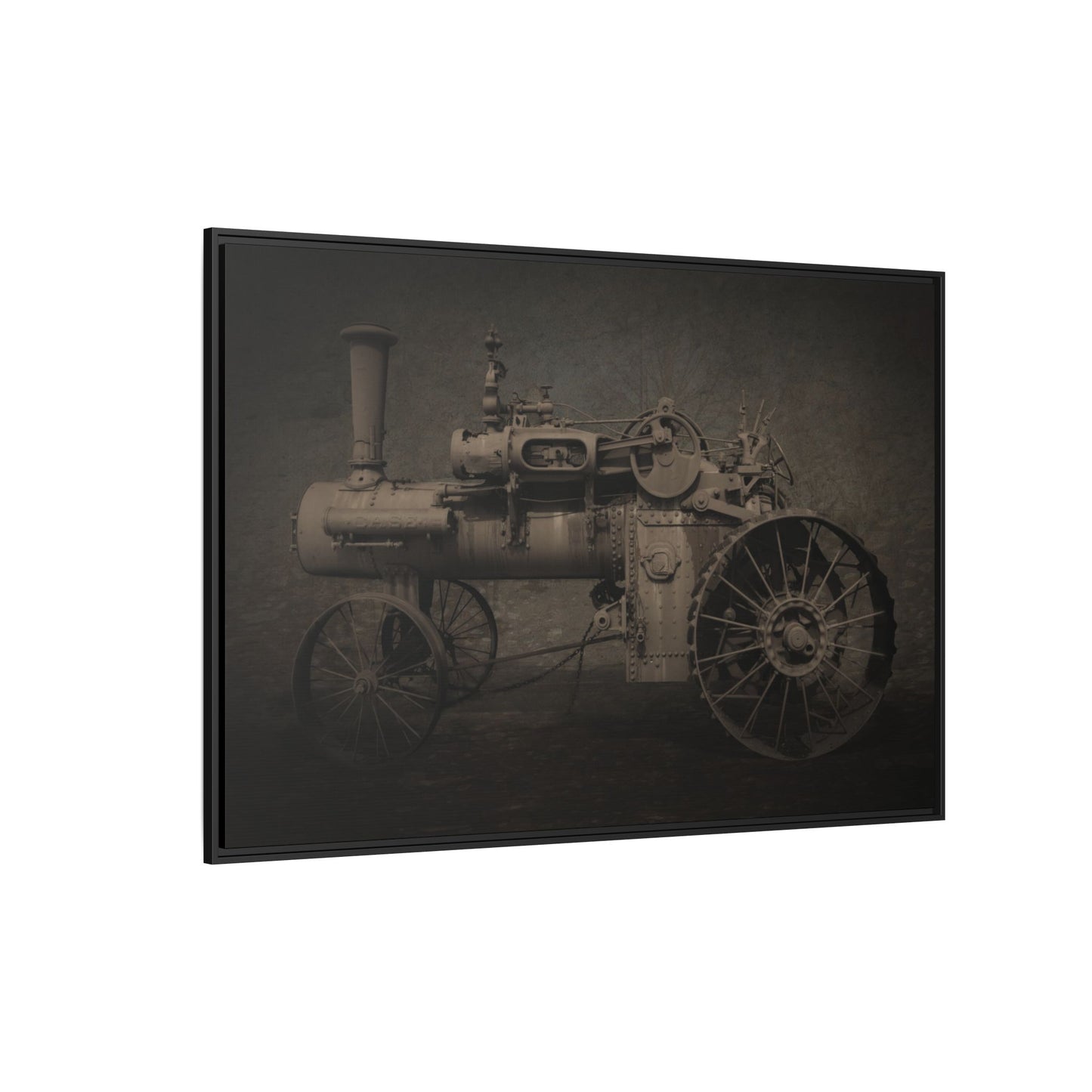 Vintage CASE 65 HP Tractor Photo Wall Art on Canvas