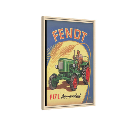 Vintage Fendt 12HP Advertisement | Wall Art on Framed Canvas