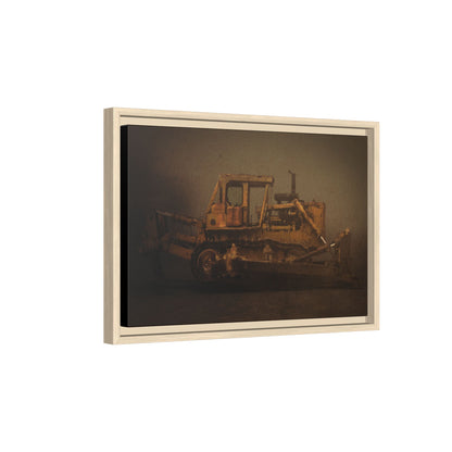 Classic D8 Dozer | Framed Wall Art on Stretched Canvas