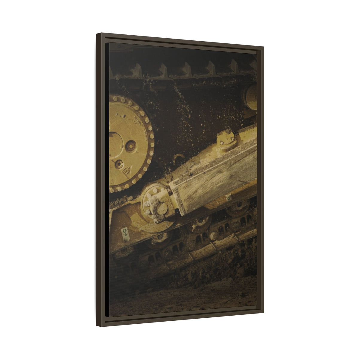 D6 Undercarriage Closeup Triptych| Framed | Right Panel