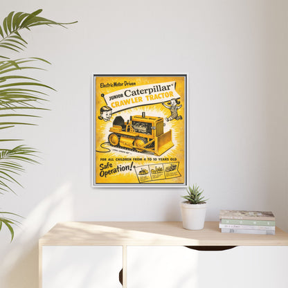 Junior Crawler Vintage Advertisement Art | Framed Wall Art on Canvas