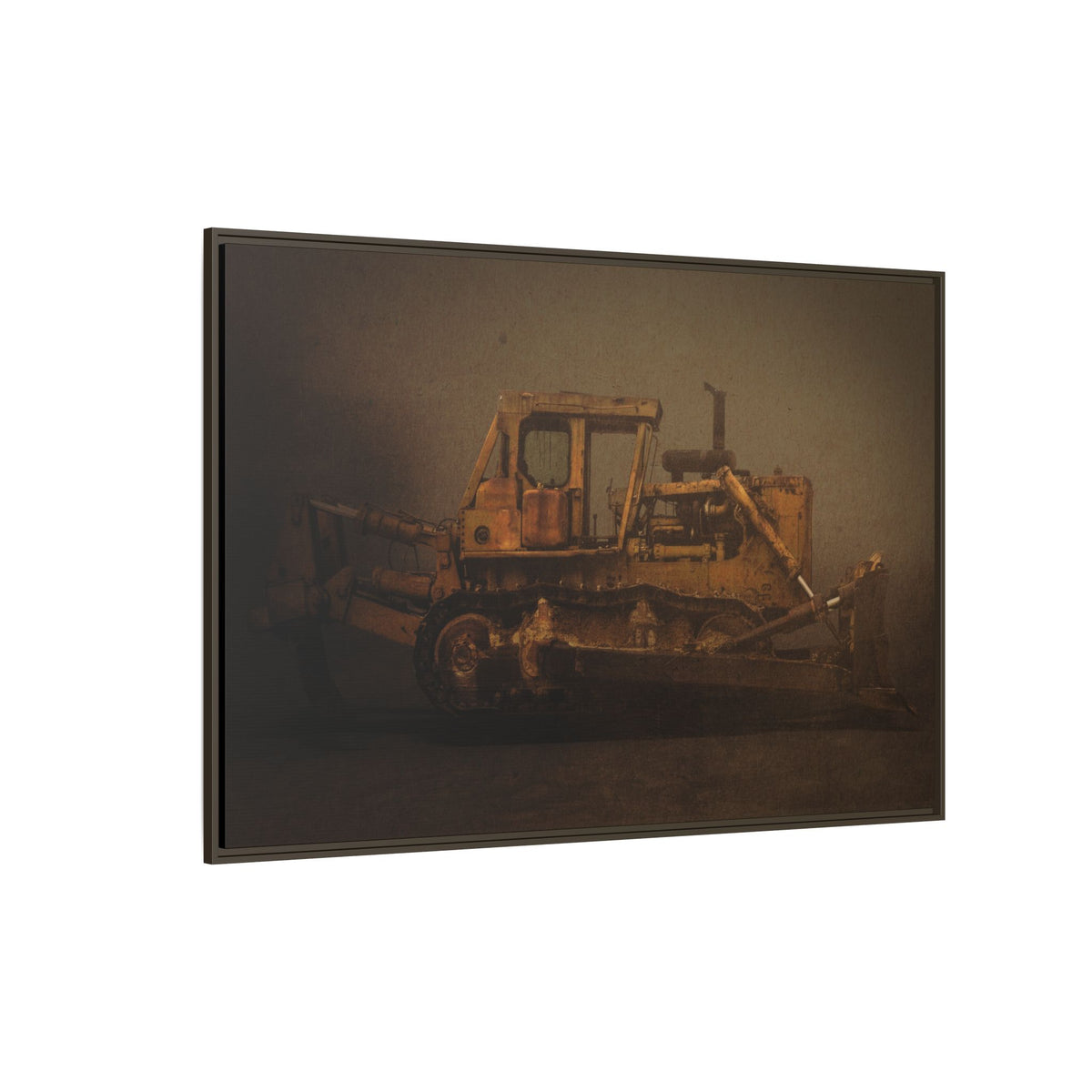 Classic D8 Dozer | Framed Wall Art on Stretched Canvas