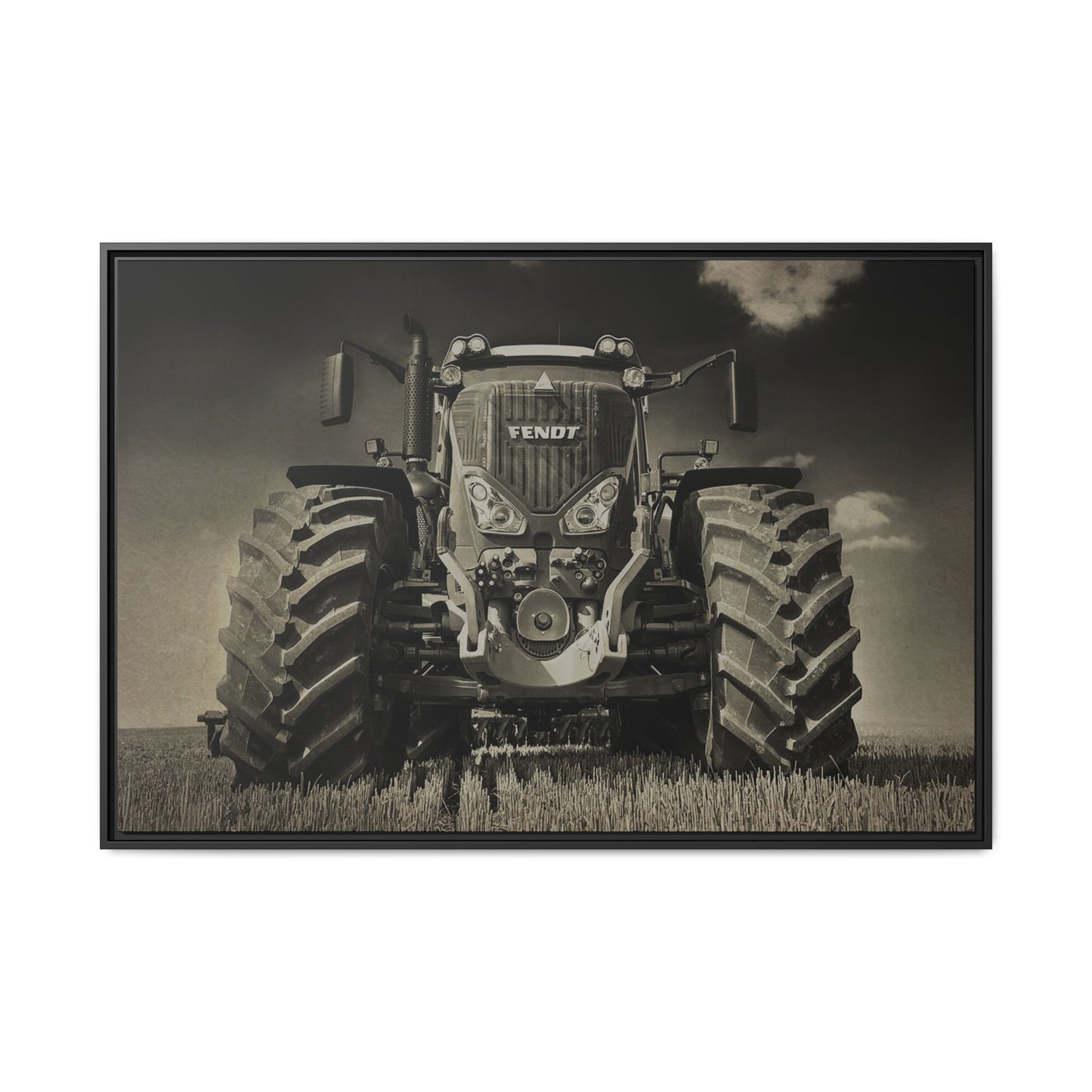 Fendt 800 Vario Coming At You | Framed Photo Wall Art on Canvas