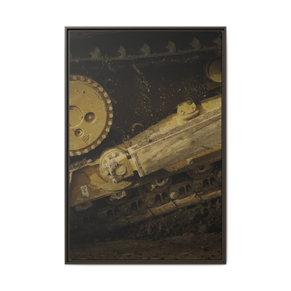 D6 Undercarriage Closeup Triptych| Framed | Right Panel