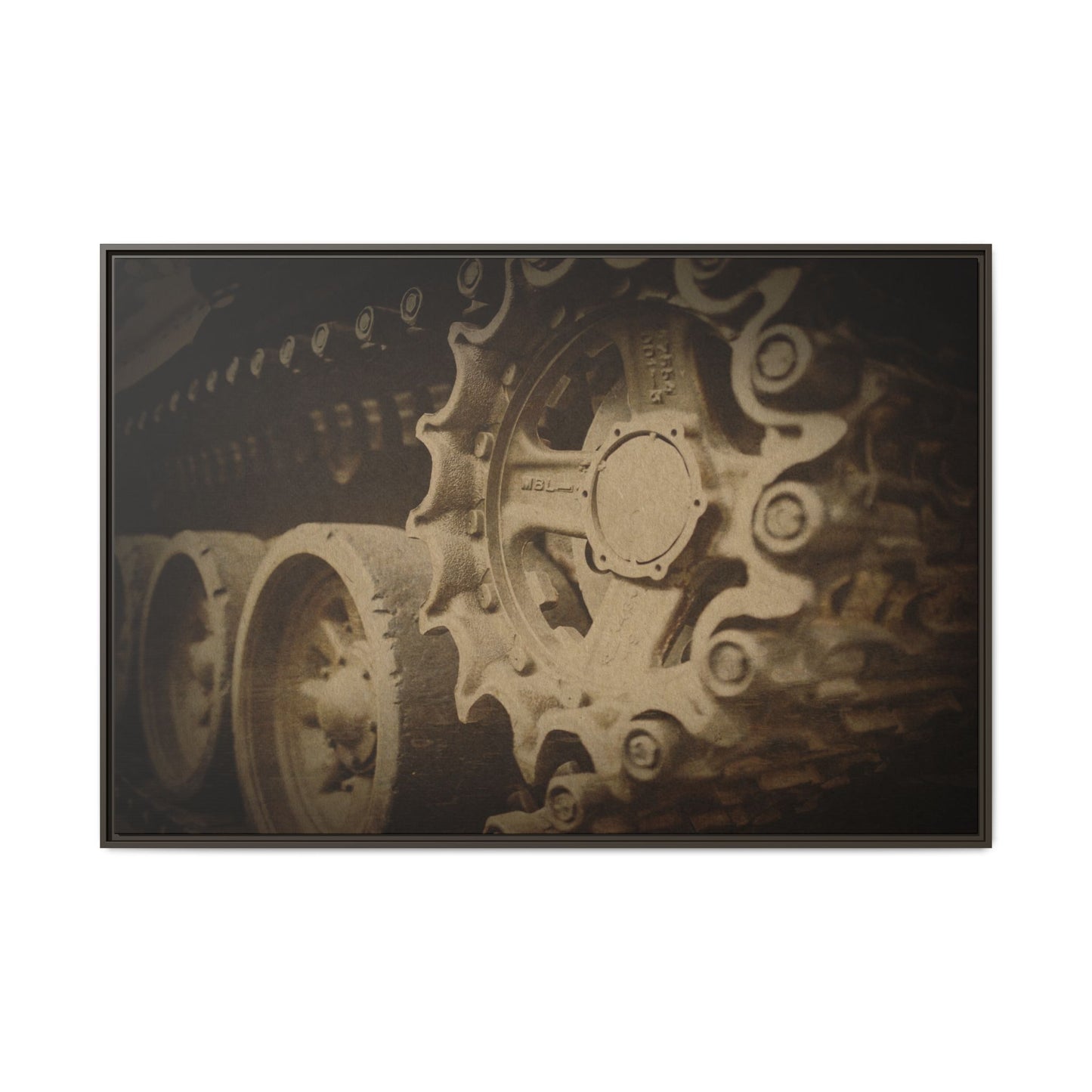 Weathered Crawler CloseUp | Framed Wall Art on Stretched Canvas