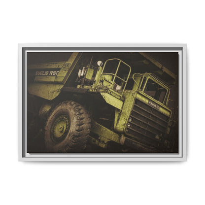 Classic Euclid Hauler Action | Framed Wall Art on Stretched Canvas