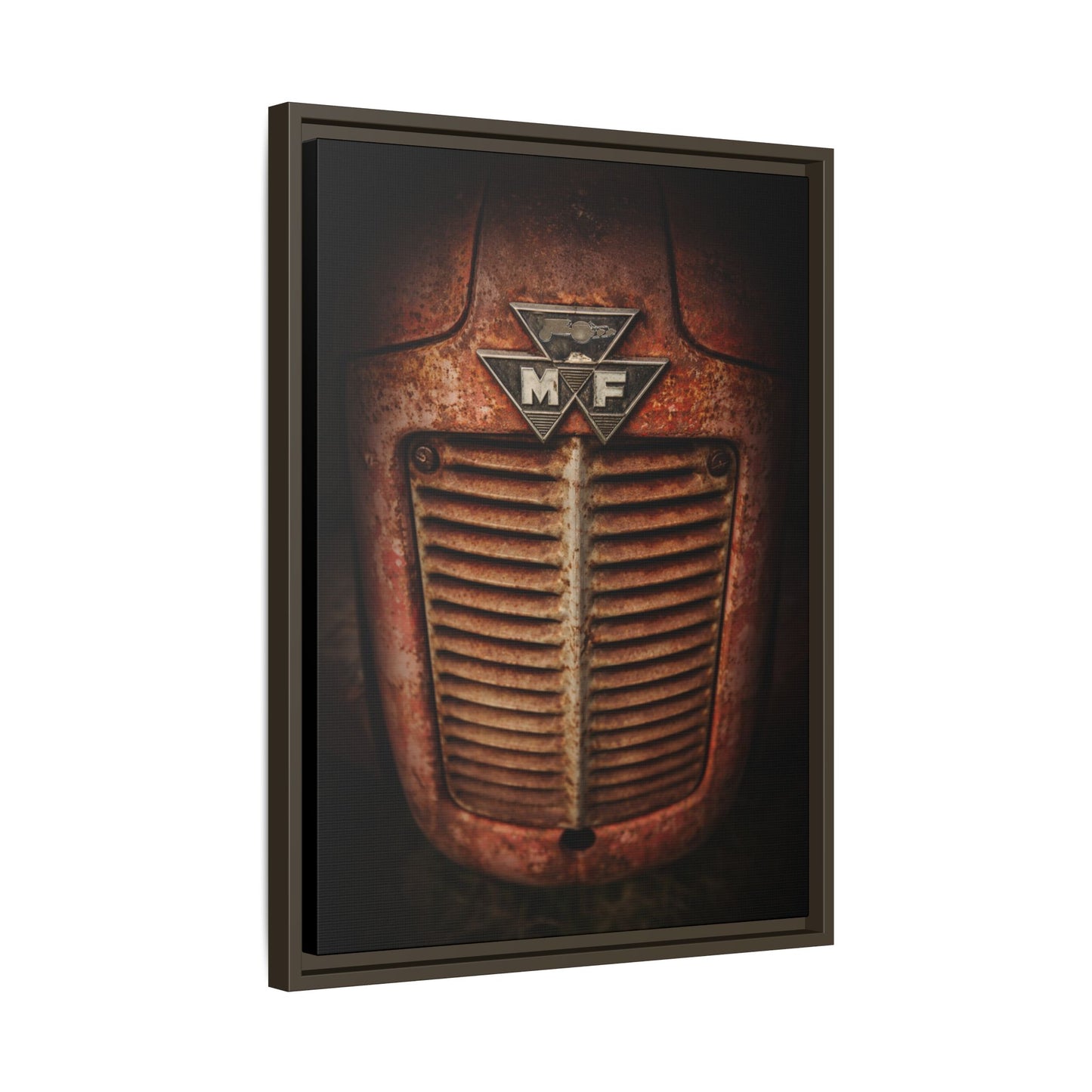 Vintage Rusty Massey Grill on Canvas