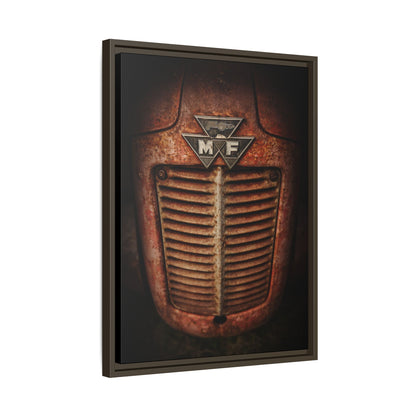 Vintage Rusty Massey Grill on Canvas