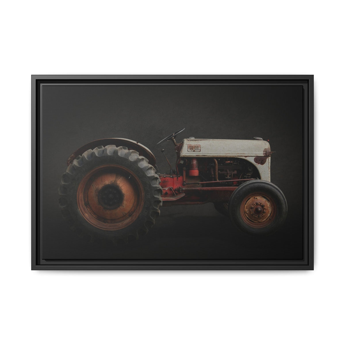 Vintage Ford 8N Tractor Photo Wall Art on Canvas