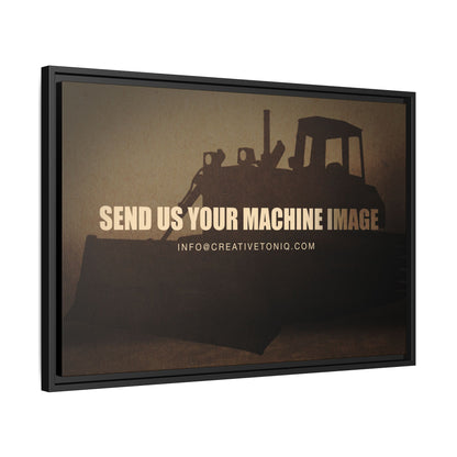 Personalized Machine Art | Framed Photo Wall Art on Canvas