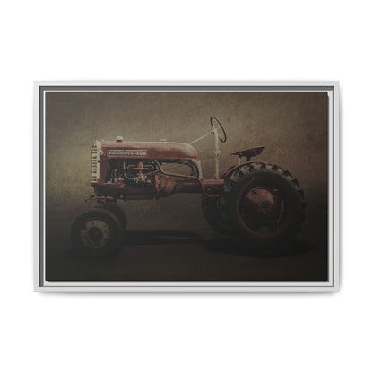 Vintage Farmall Cub Tractor | Framed Wall Art on Stretched Canvas