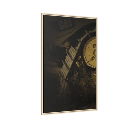 D6 Undercarriage Closeup Triptych| Framed | Left Panel