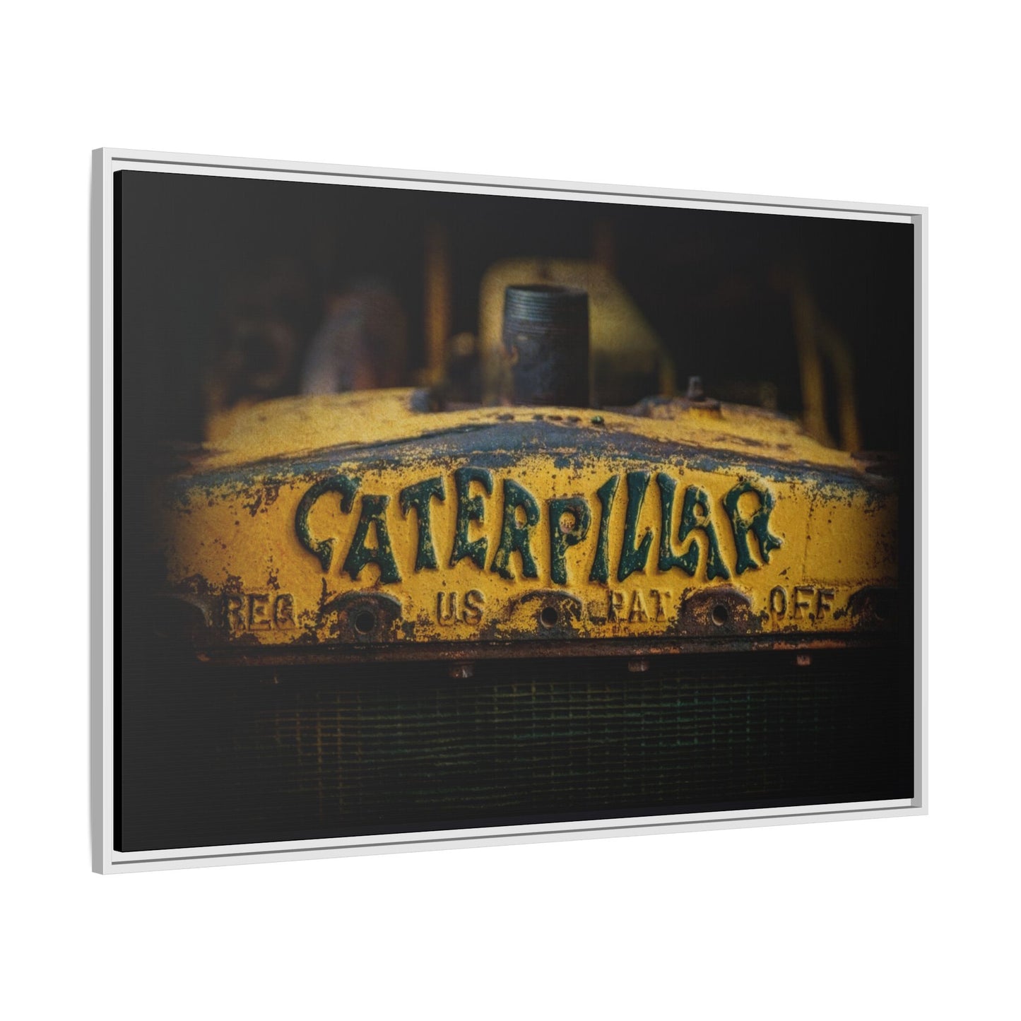 Vintage  Crawler Grill | Framed Wall Art on Stretched Canvas
