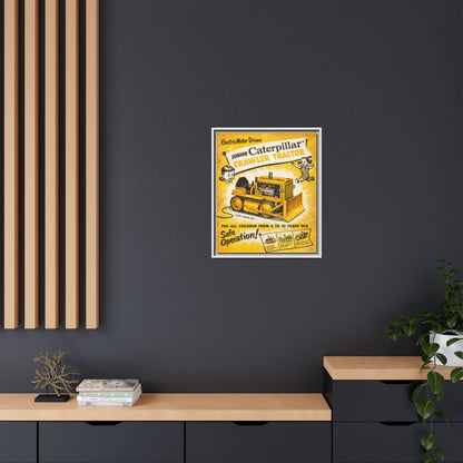 Junior Crawler Vintage Advertisement Art | Framed Wall Art on Canvas
