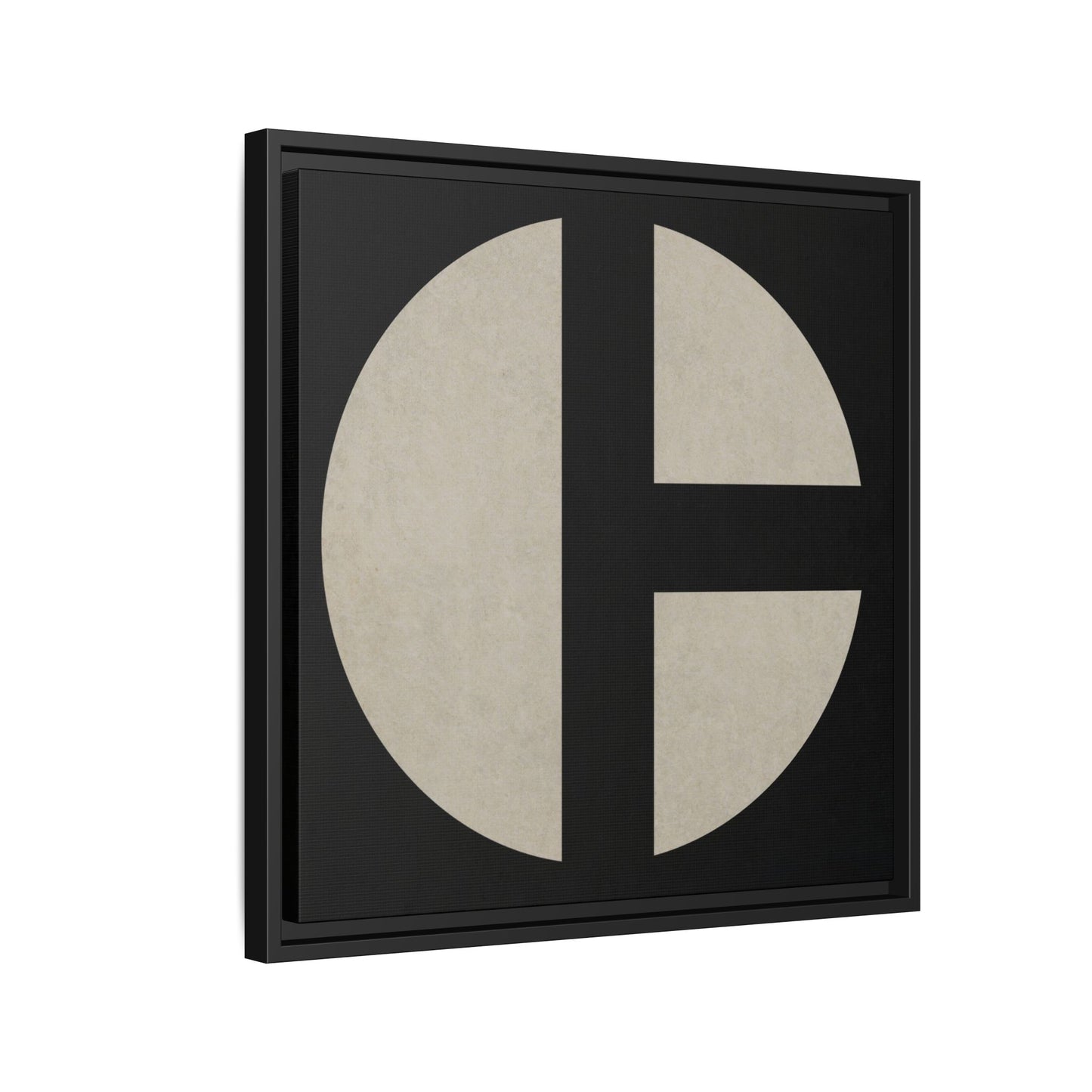 C Moon - CLEAN  | Framed Wall Art on Stretched Canvas