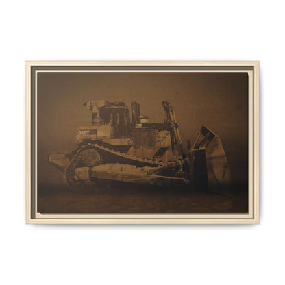 Classic Crawler D10T Photo Wall Art on Canvas