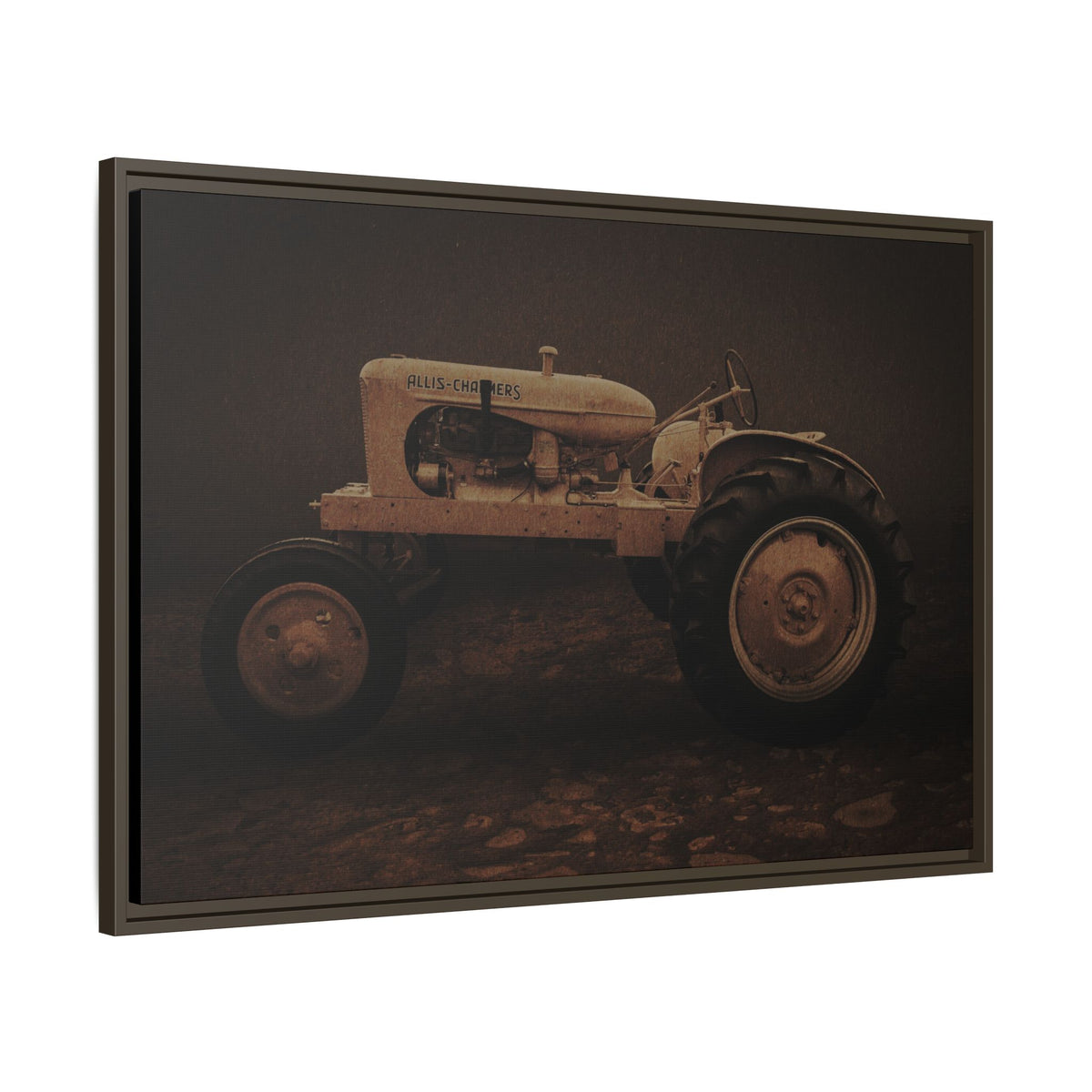 Vintage Allis Chalmers WC | Framed Wall Art on Stretched Canvas