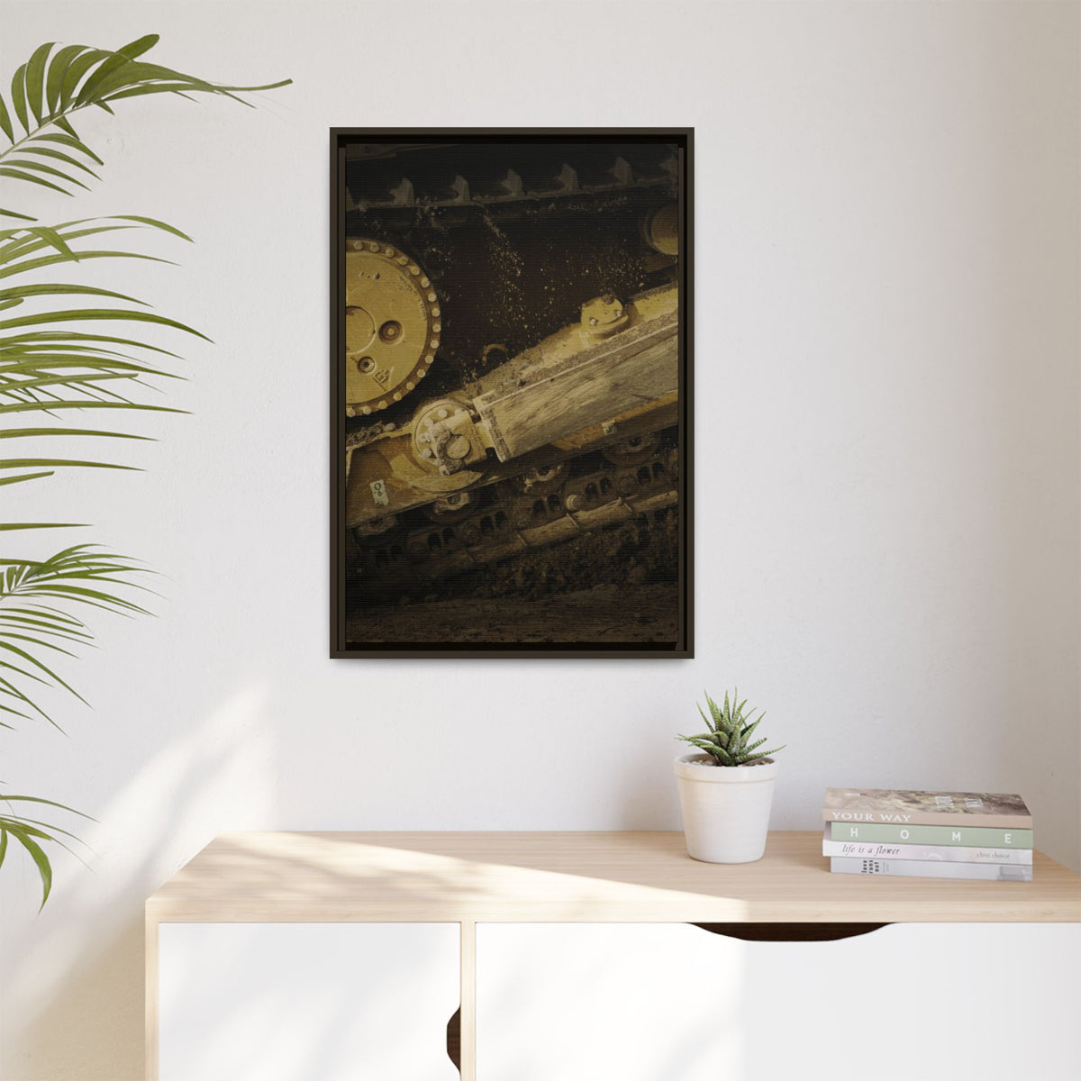 D6 Undercarriage Closeup Triptych| Framed | Right Panel