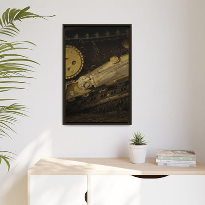 D6 Undercarriage Closeup Triptych| Framed | Right Panel