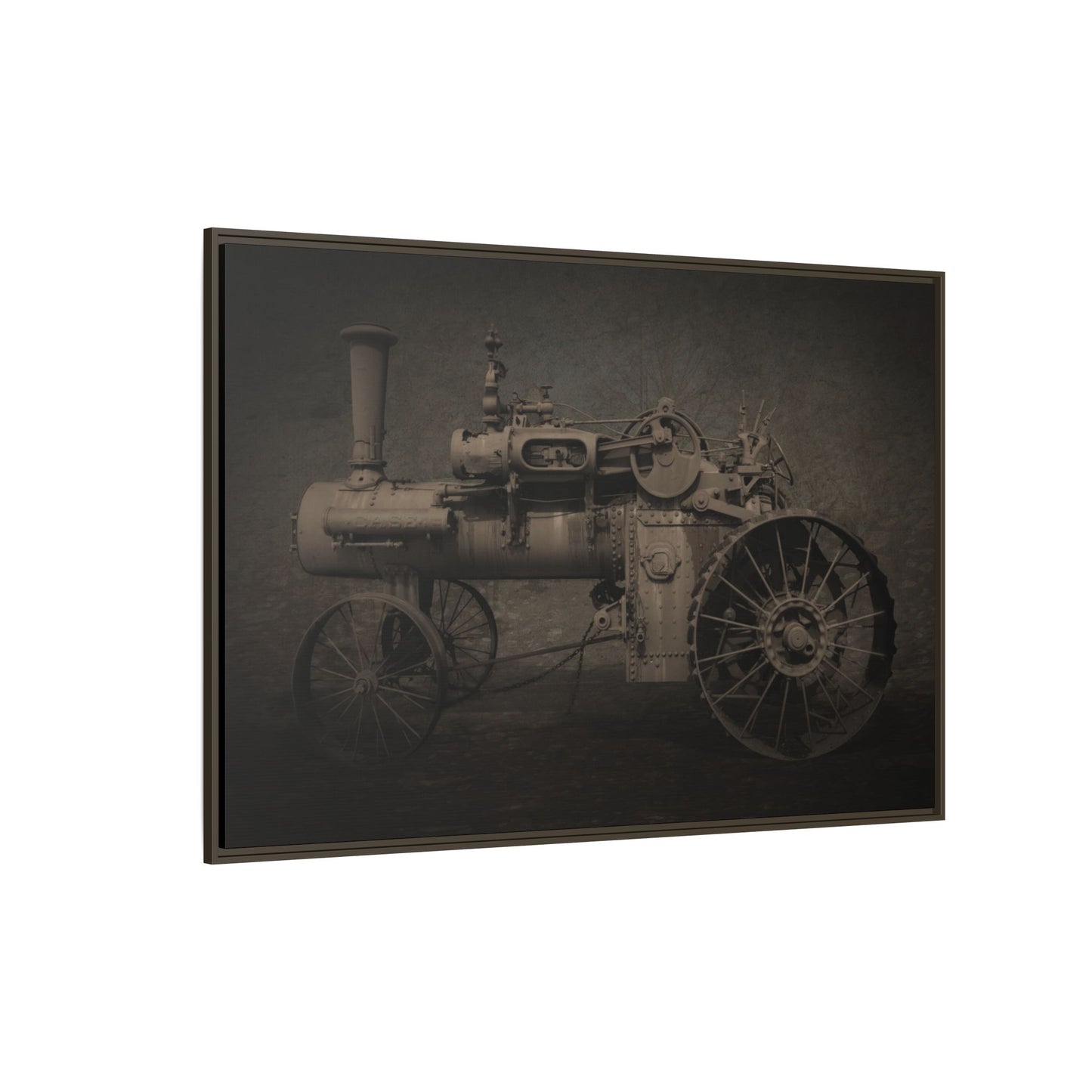Vintage CASE 65 HP Tractor Photo Wall Art on Canvas