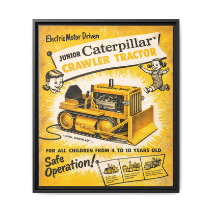 Junior Crawler Vintage Advertisement Art | Framed Wall Art on Canvas