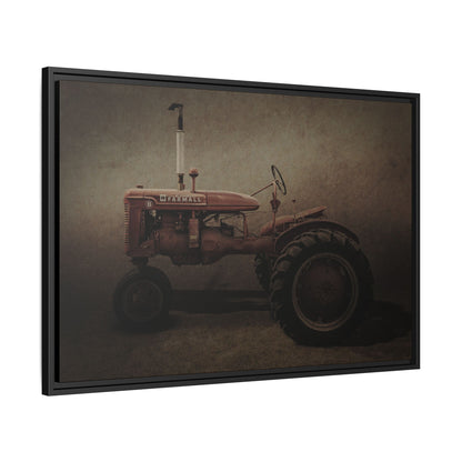 Vintage Farmall Model B Tractor | Framed Wall Art on Stretched Canvas