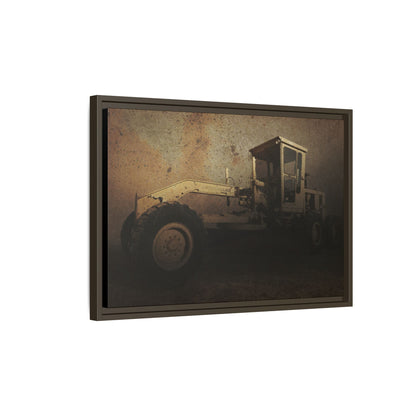 Classic 120G Motorgrader Action| Framed Wall Art on Canvas