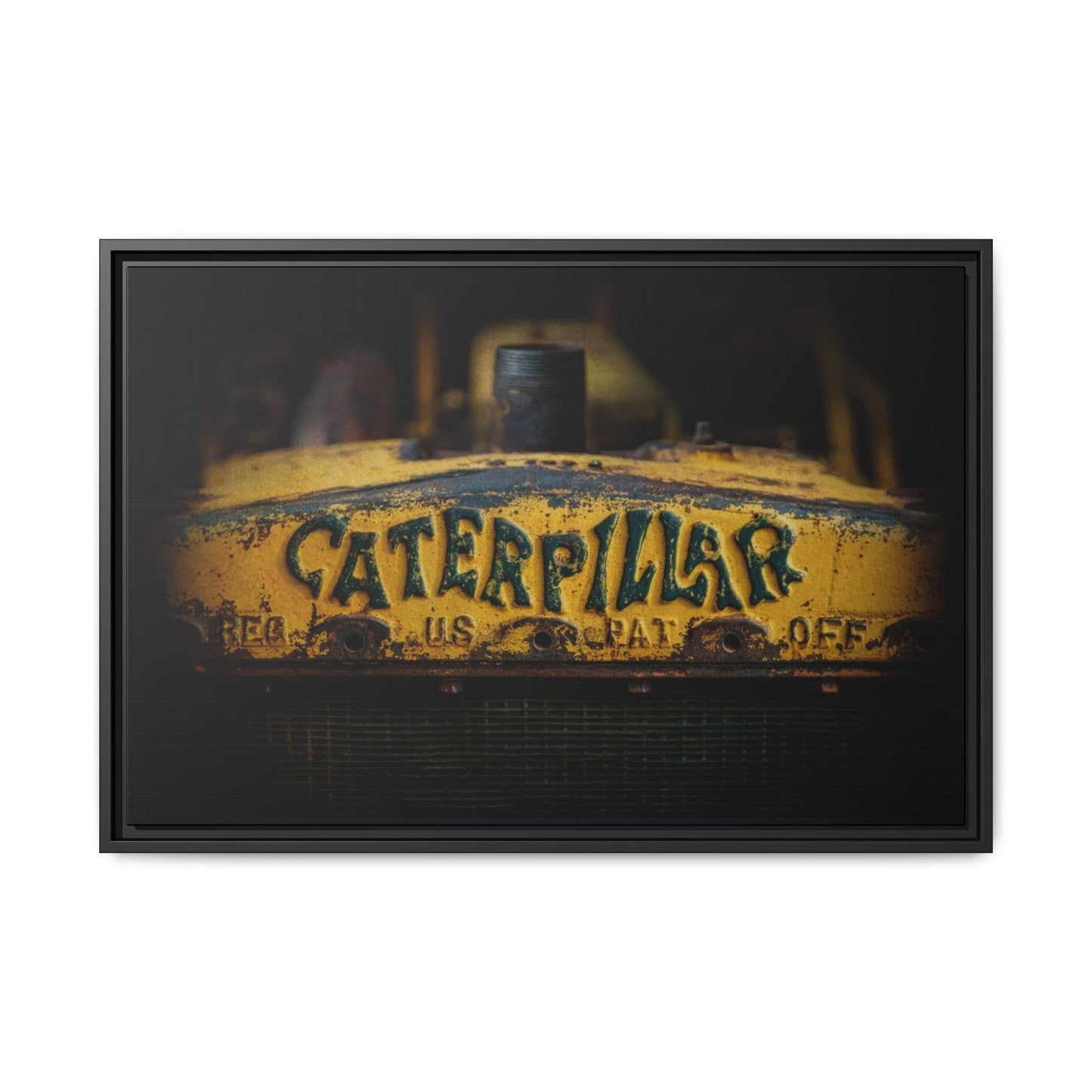 Vintage  Crawler Grill | Framed Wall Art on Stretched Canvas