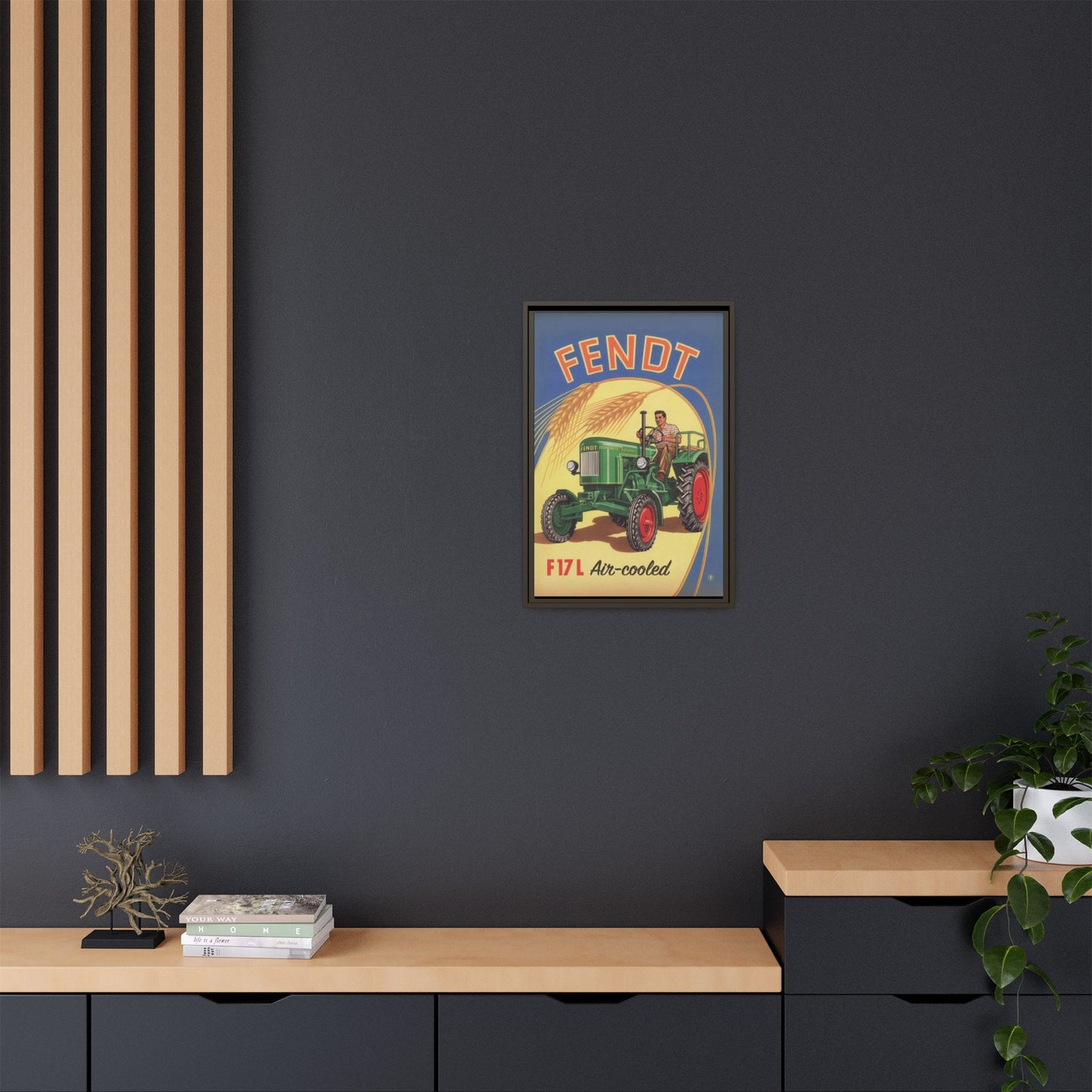 Vintage Fendt 12HP Advertisement | Wall Art on Framed Canvas
