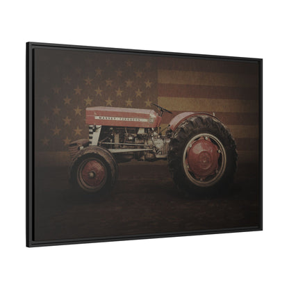 Patriotic Massey 135 | Framed Wall Art on Stretched Canvas