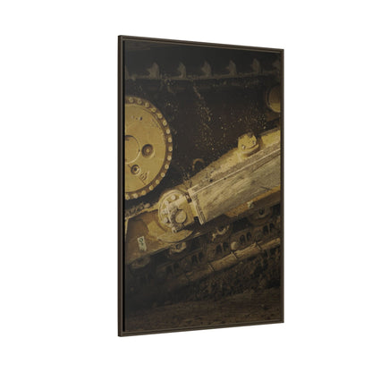 D6 Undercarriage Closeup Triptych| Framed | Right Panel