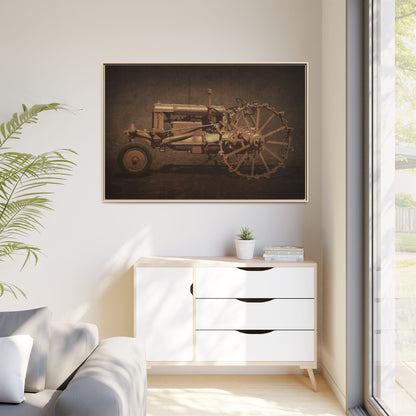 Vintage Ford Fordson Steel Wheel | Wall Art on Framed Canvas