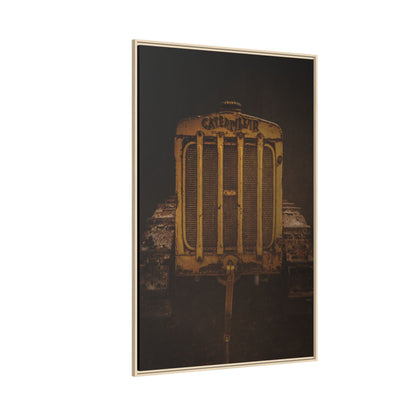 Classic Crawler Grill Comming At You | Framed Wall Art on Stretched Canvas